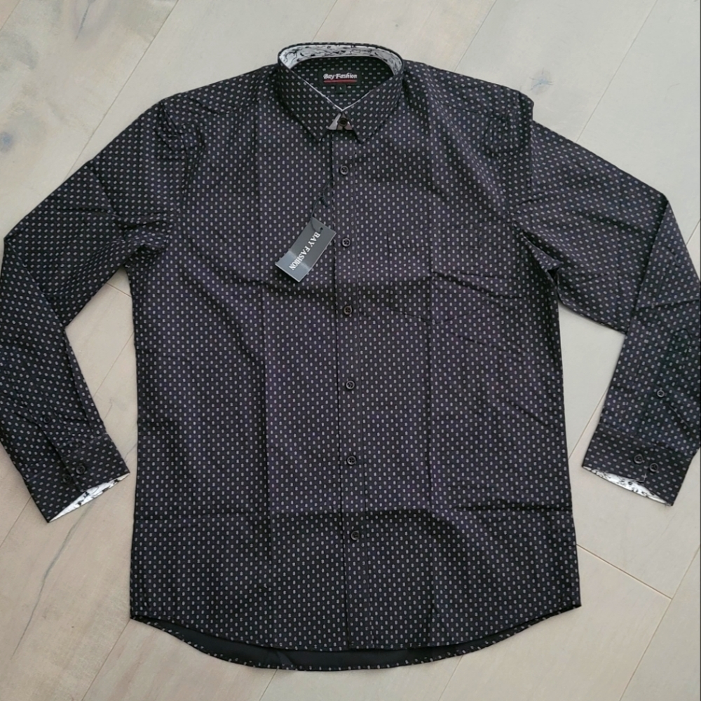 Bay Fashion Men's Dress Shirt